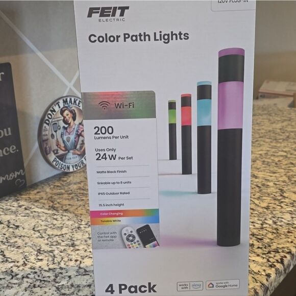 Feit Electric Integrated LED Bulb Plug-InSmart Color-Changing Turnable Path Ligh - Picture 15 of 16